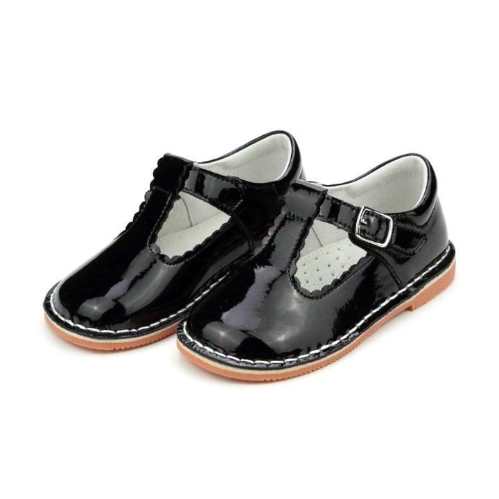 Selina Patent Scalloped T-Strap Mary Jane- ETA Mid August