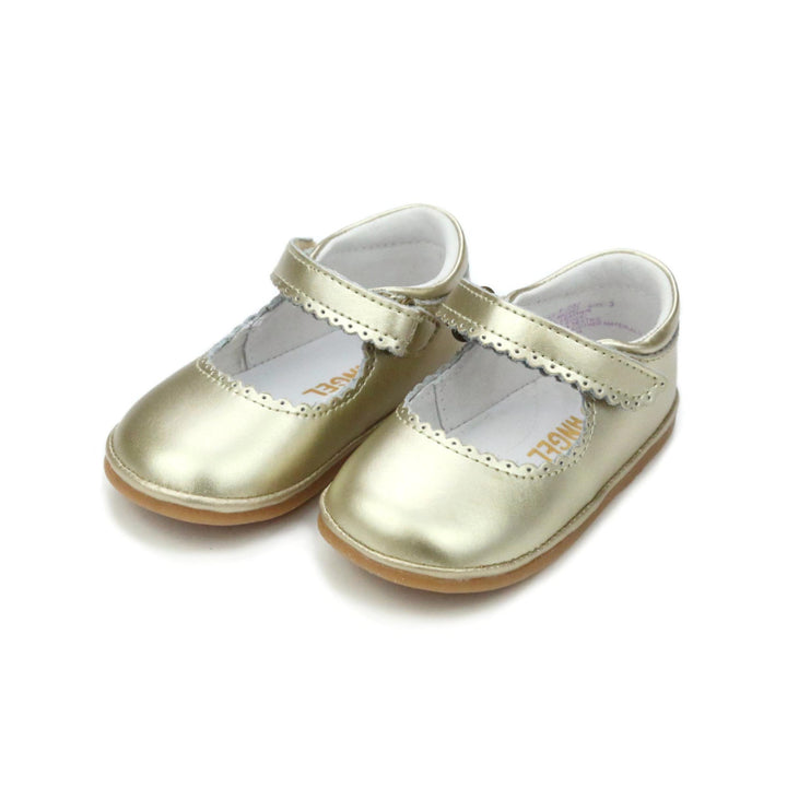Cara Scalloped Mary Jane Baby/Toddler- ETA Mid August