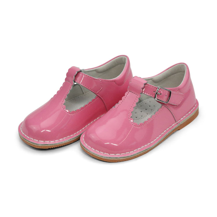 Selina Patent Scalloped T-Strap Mary Jane- ETA Mid August