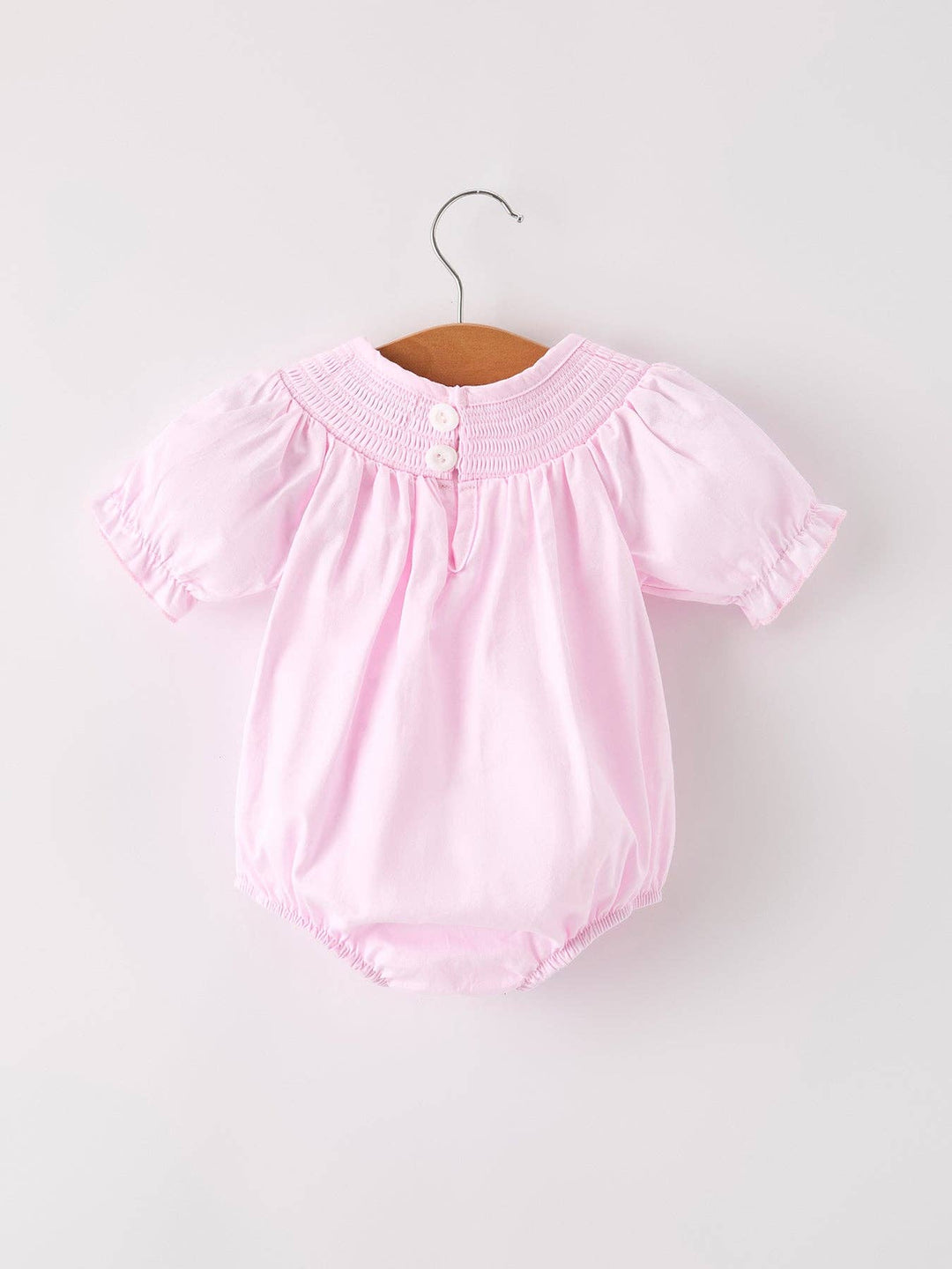 Rylee Faith Designs - Fall Halloween Pink Spider Pumpkin Ghost Smock Embroidery Baby Girl Romper: 18M