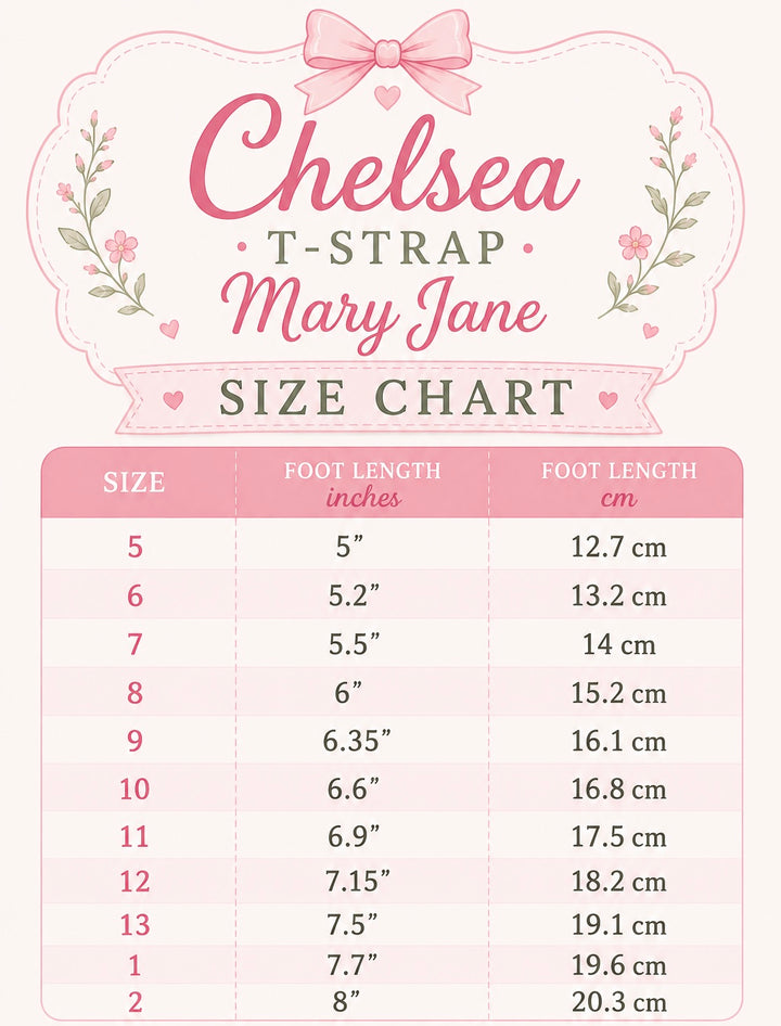 Chelsea T-Strap Mary Jane- ETA Mid August