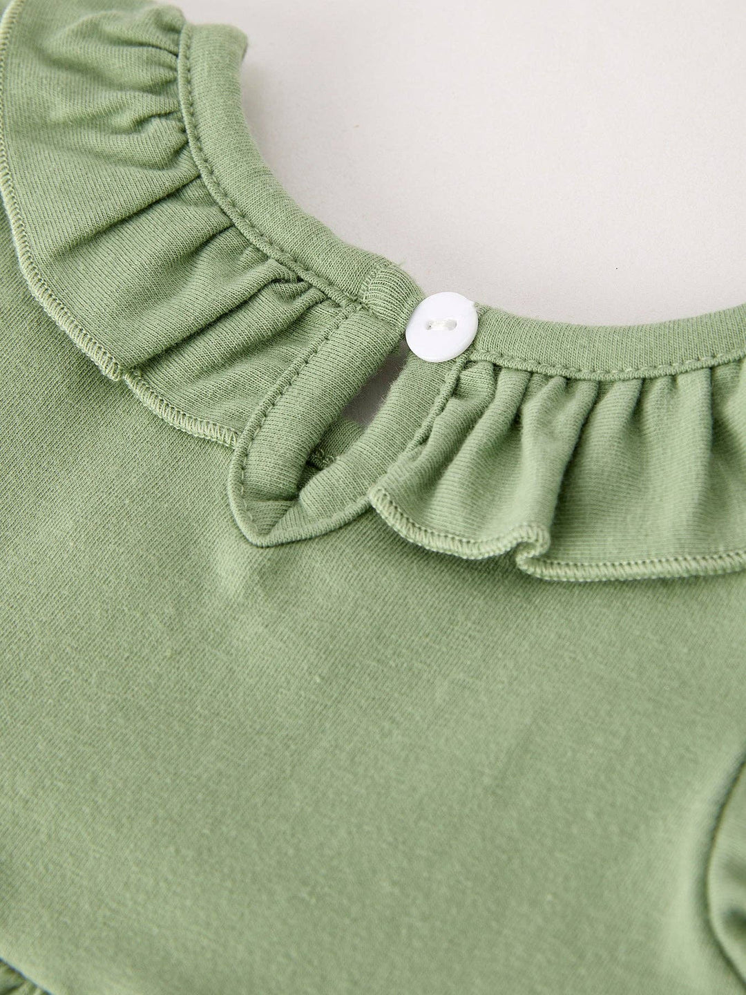 Rylee Faith Designs - Fall Thanksgiving Chicken Smock Embroidered Green  Baby Girl Romper: 18M