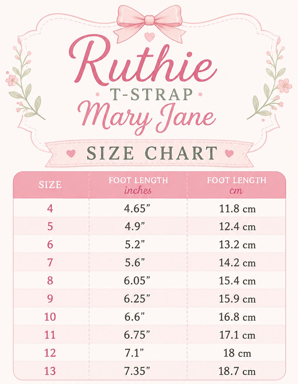 Ruthie T-Strap Mary Jane- ETA Mid August