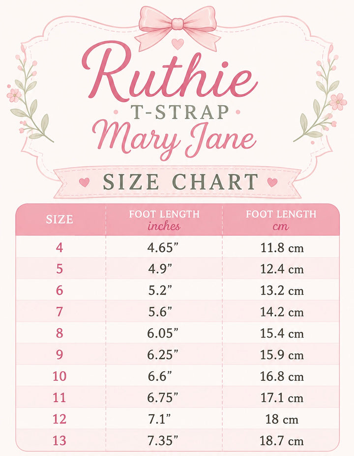 Ruthie T-Strap Mary Jane- ETA Mid August