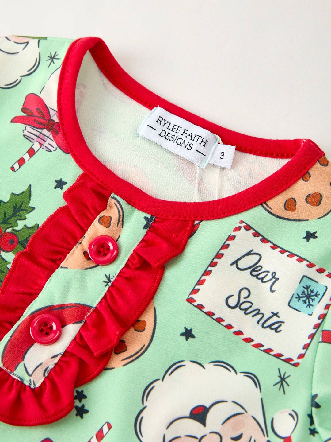 Santa Milk and Cookies Pajamas