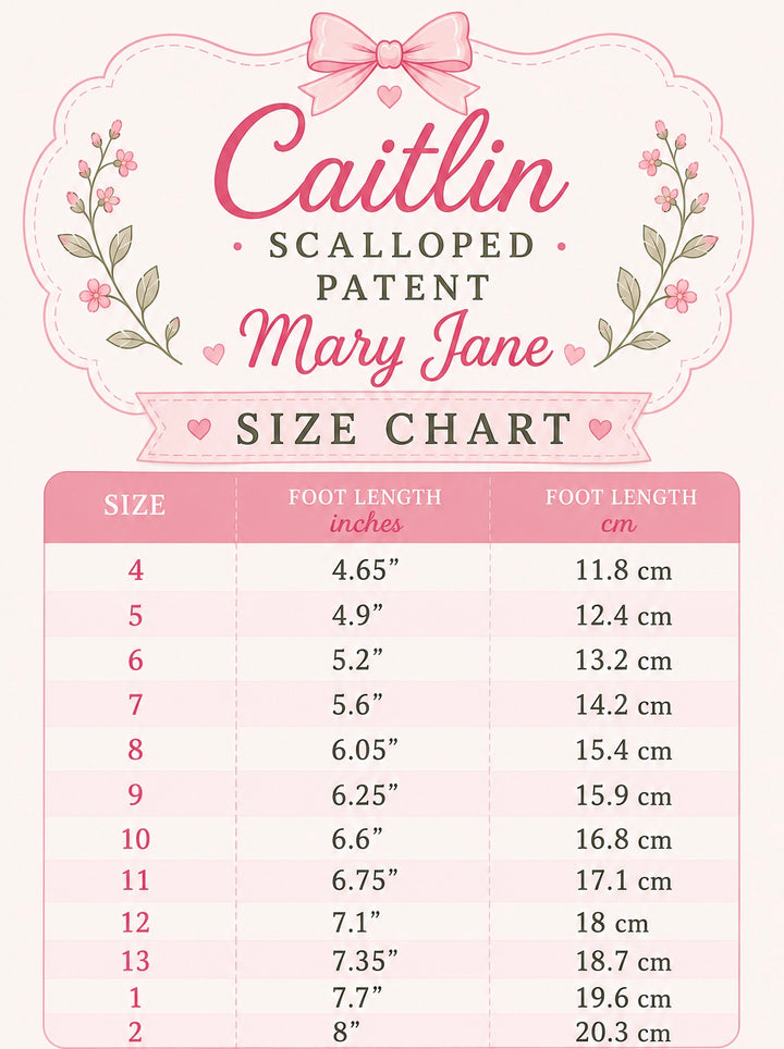 Caitlin Scalloped Patent Mary Jane- ETA Mid August