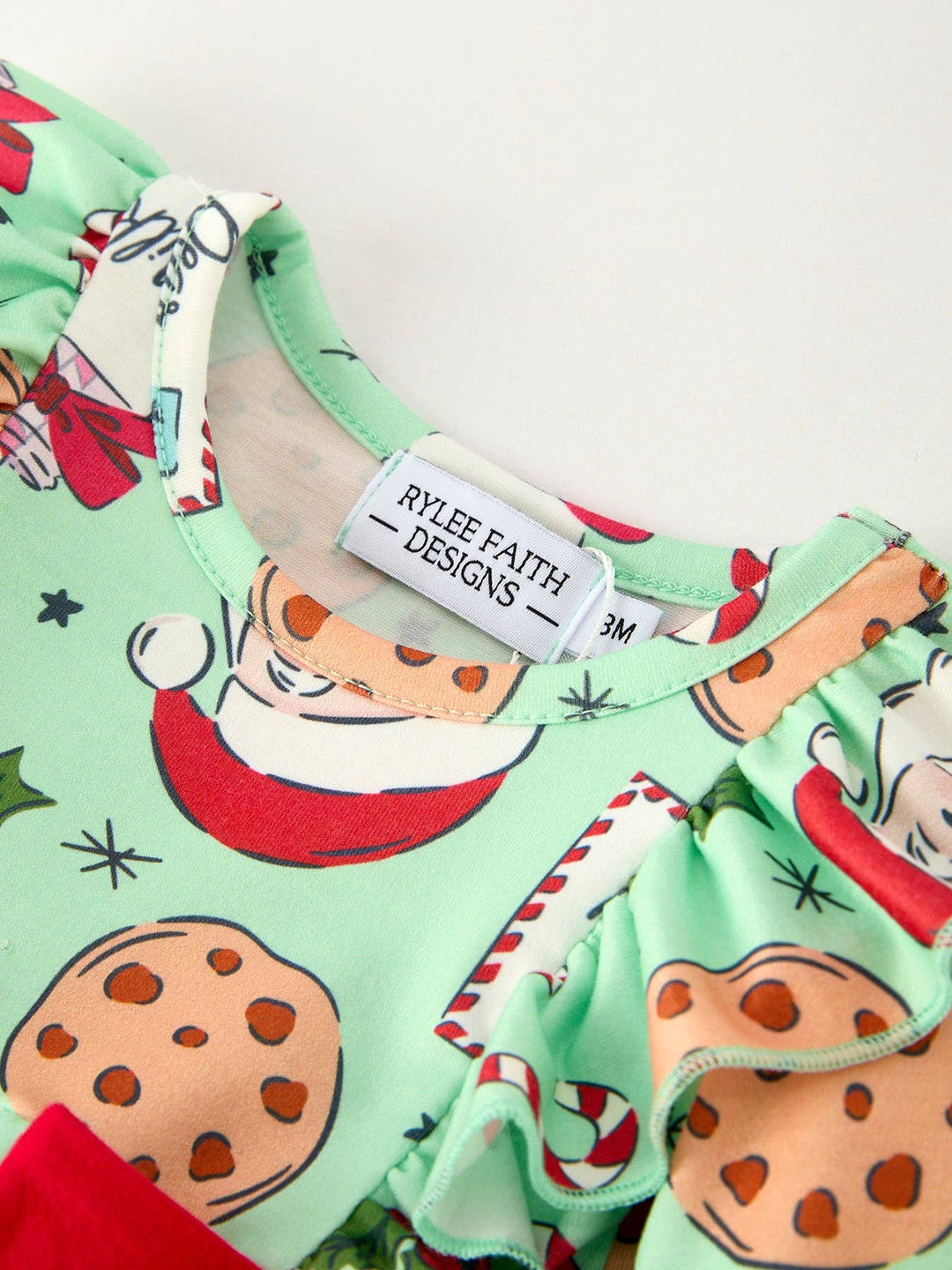 Santa Milk and Cookies Romper