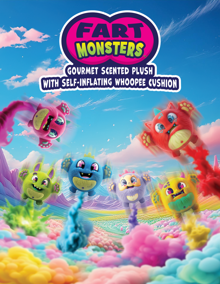 FART MONSTERS GOURMET SCENT PLUSH BUDDY