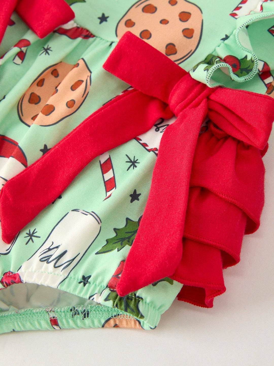 Santa Milk and Cookies Romper