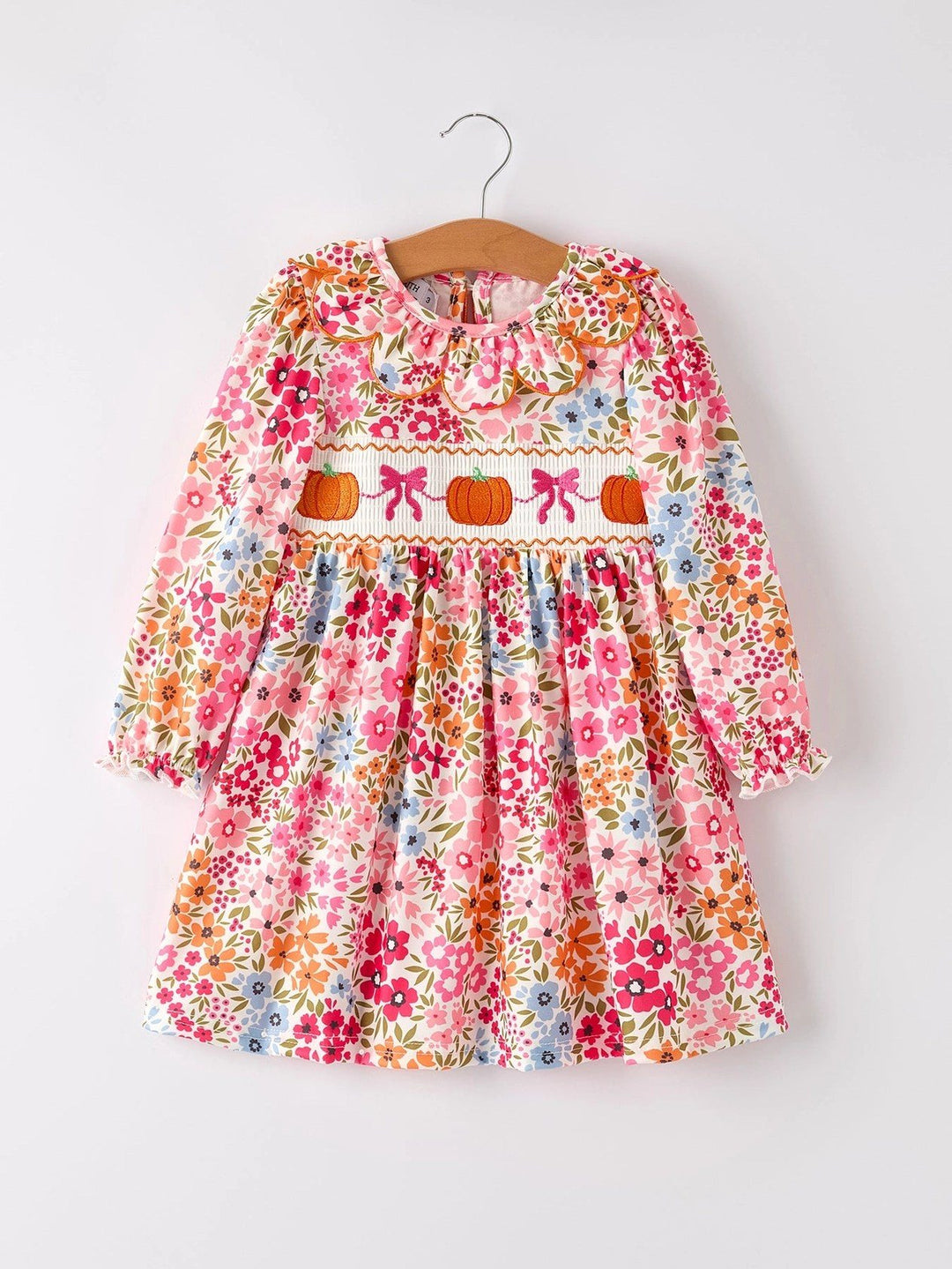 VIRAL FLORAL PUMPKINS DRESS- ETA JULY