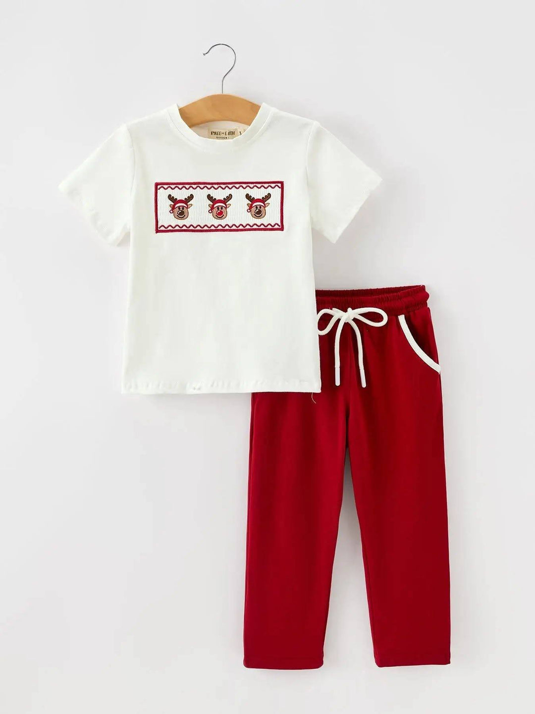 Boys Christmas Reindeer T-Shirt & Pants Set - ETA November