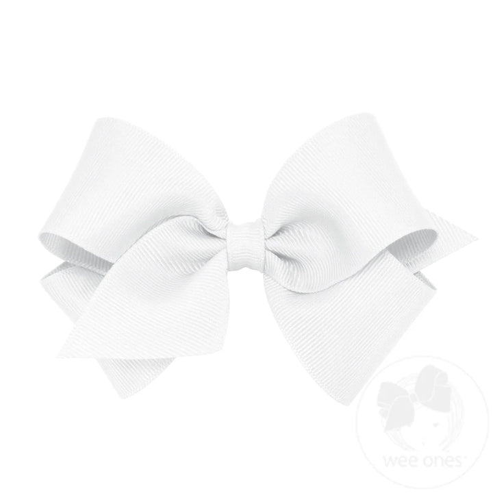 Small Classic Grosgrain Hair Bow (Plain Wrap)