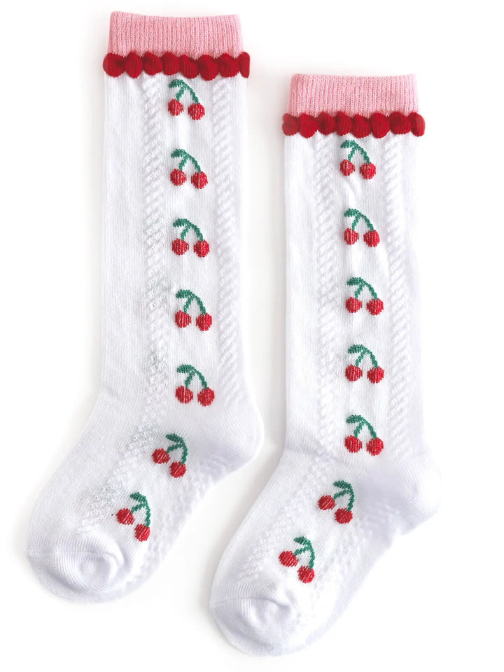 Cherry Knee High Socks