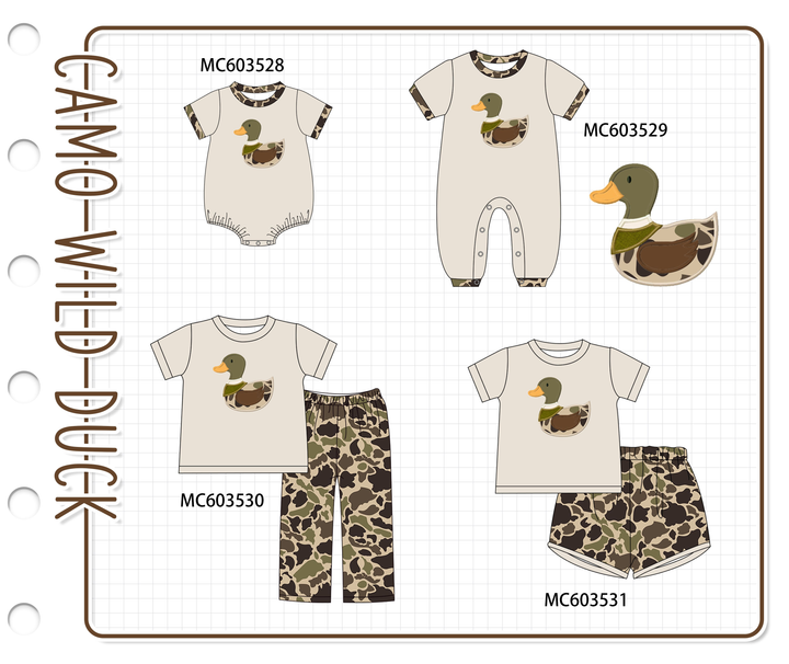 PO85 Camouflage duck applique collection- ETA Sept