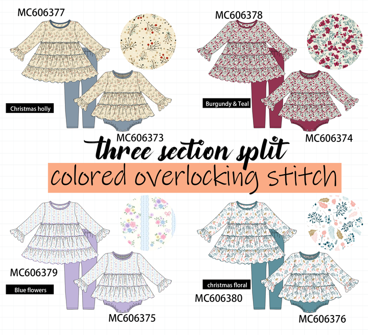 PO95 Christmas floral print tiered collection- ETA December