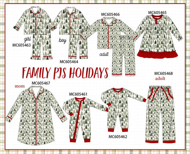 PO93 Christmas tree family pajama collection- ETA December