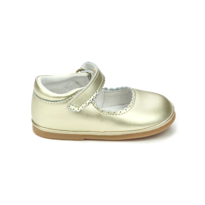 Cara Scalloped Mary Jane Baby/Toddler- ETA Mid August
