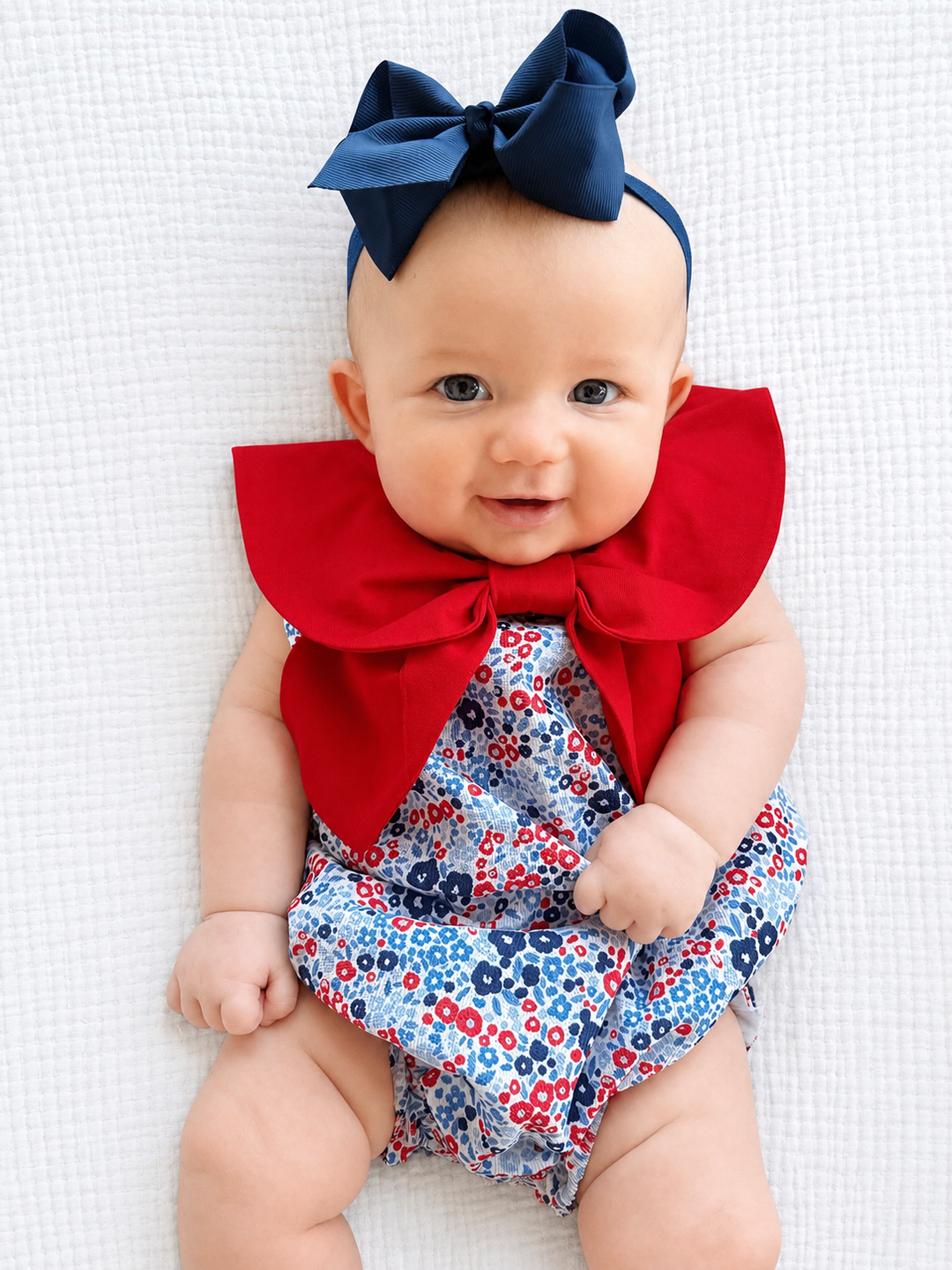 Red Bow Florals Bubble