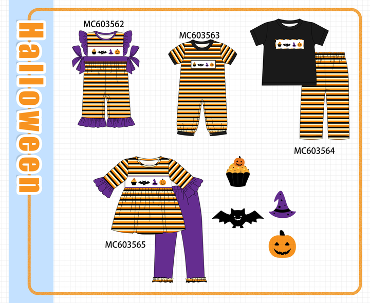 PO85 Halloween pumpkin stripe collection- ETA Sept
