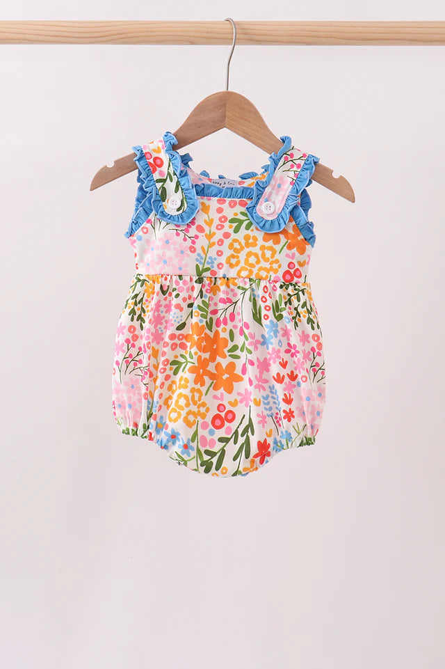 Summer Floral Girl Bubble