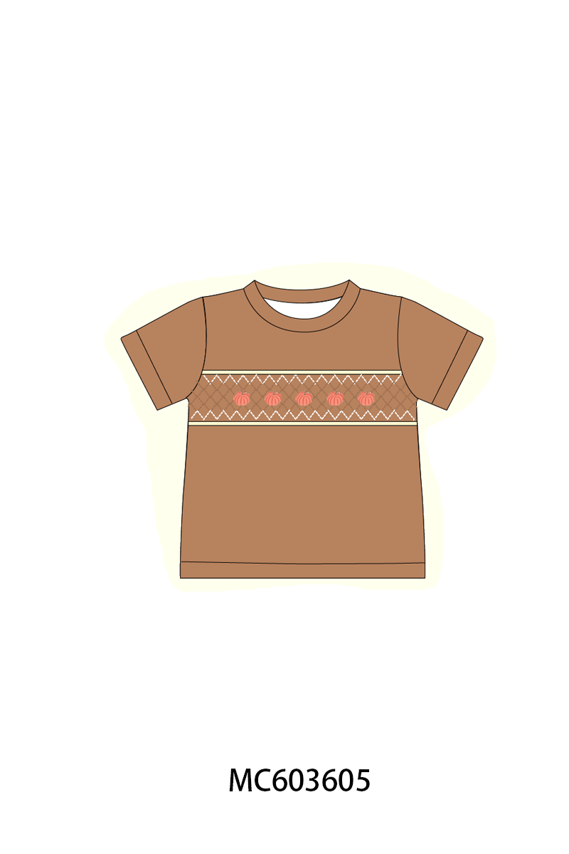 PO85 Brown pumpkin smocked lace collection- ETA Sept