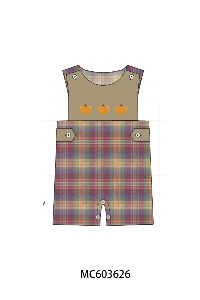 PO85 Camel pumpkin embroidery ruffle collection- ETA Sept