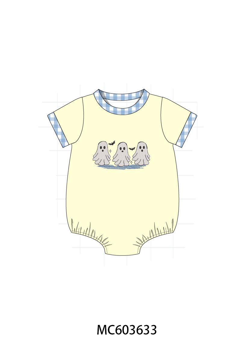 PO85 Pink halloween ghost spooky embroidery collection- ETA Sept