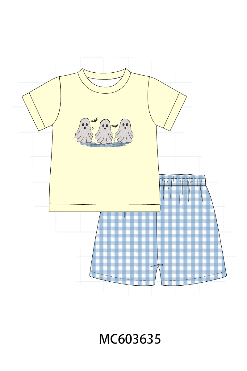 PO85 Pink halloween ghost spooky embroidery collection- ETA Sept