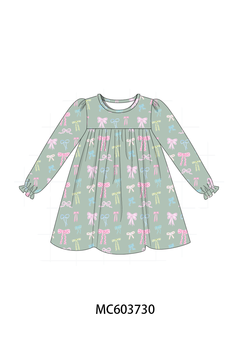 PO85 Sage bow print ruffle collection- ETA Sept