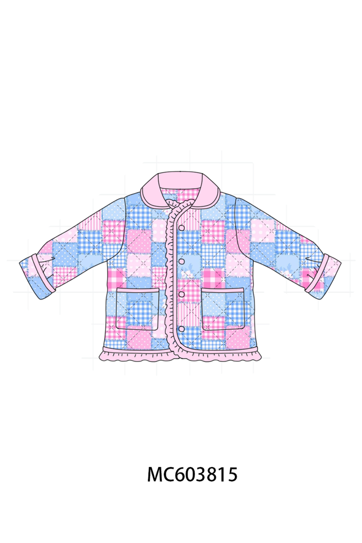 PO85 Floral patch work ruffle coat collection- ETA Sept