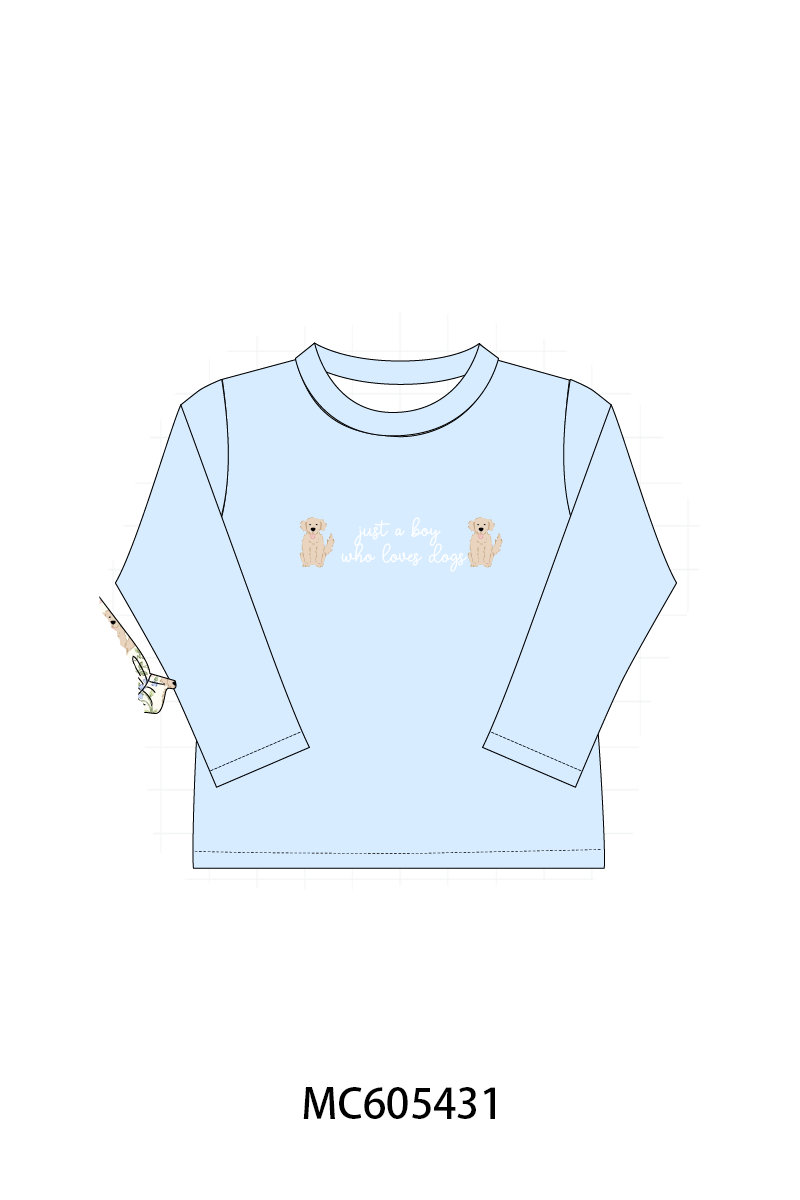 PO93 Pink&blue puppy embroidery collection- ETA December