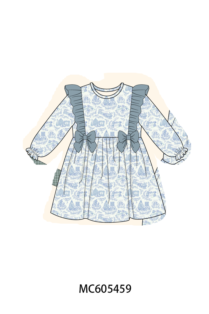 PO93 Blue toile holiday print collection- ETA December