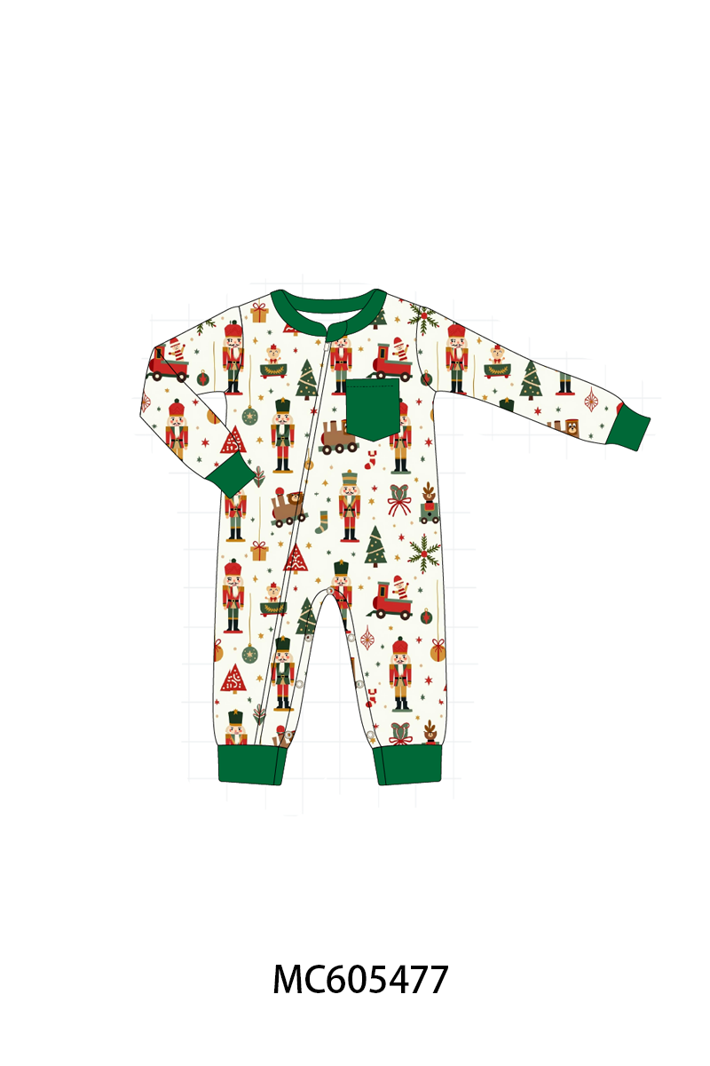 PO93 Forest nutcracker print pajama collection-ETA December