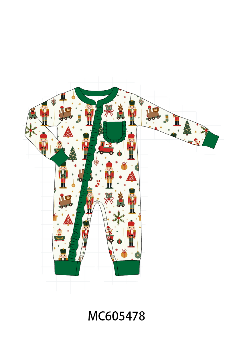 PO93 Forest nutcracker print pajama collection-ETA December