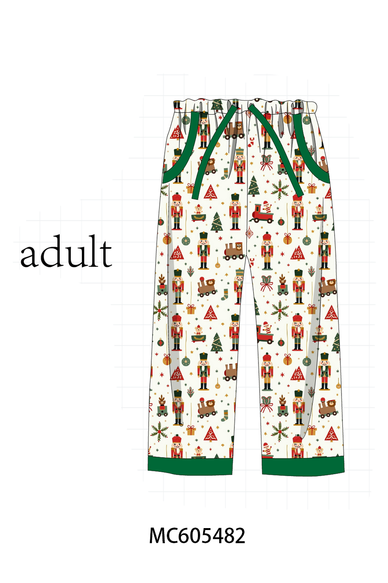 PO93 Forest nutcracker print pajama collection-ETA December