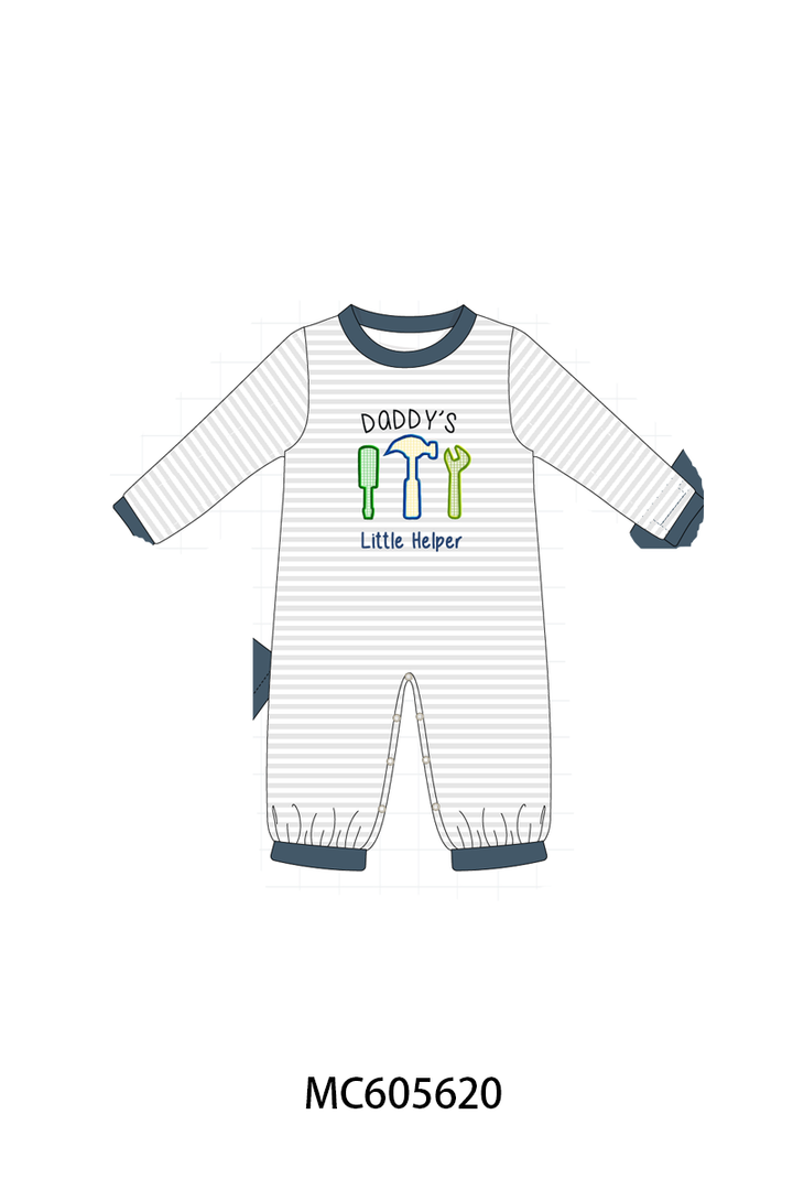 PO93 Navy tools embroidery collection- ETA December