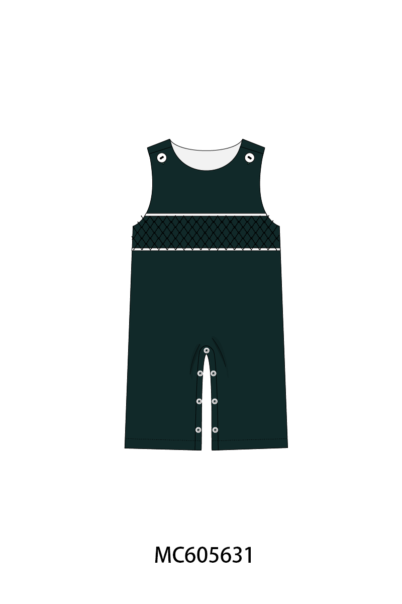 PO93 Forest velvet bow smocked ruffle collection- ETA December
