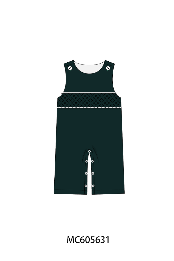 PO93 Forest velvet bow smocked ruffle collection- ETA December