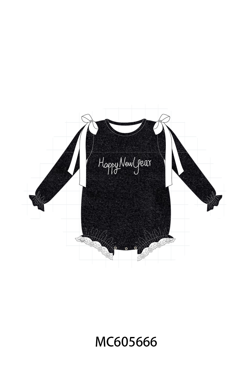 PO93 Black happy new year velvet pearl collection- ETA December