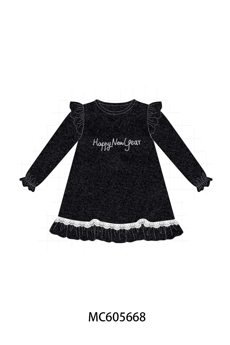 PO93 Black happy new year velvet pearl collection- ETA December
