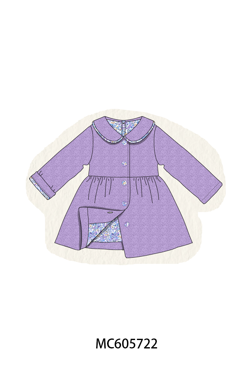 PO93 Multicolored fleece girl coat collection- ETA December