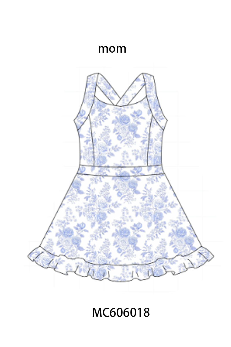 PO95 Blue floral print mom&me active collection 1- ETA December
