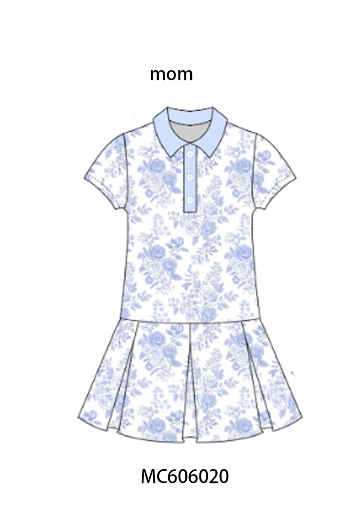 PO95 Blue floral print mom&me active collection 1- ETA December
