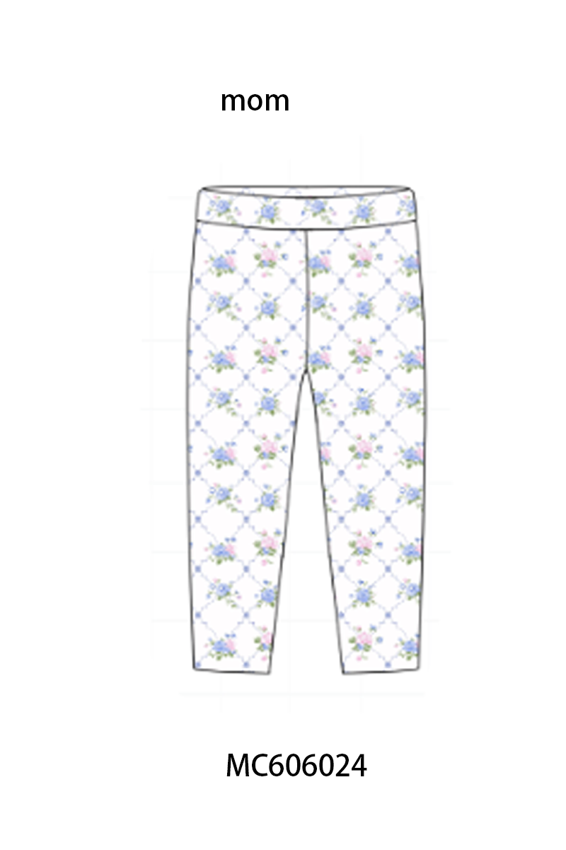 PO95 Blue floral print mom&me active collection 2- ETA December