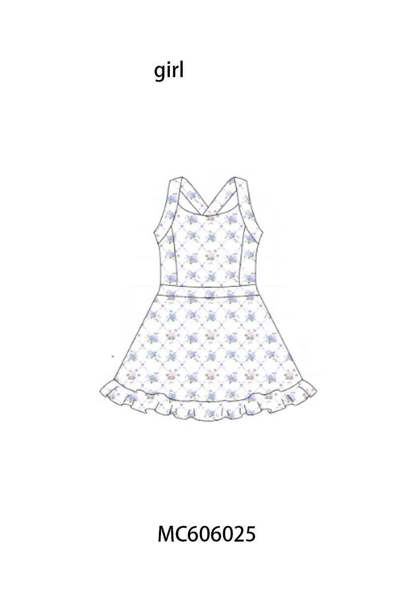 PO95 Blue floral print mom&me active collection 2- ETA December