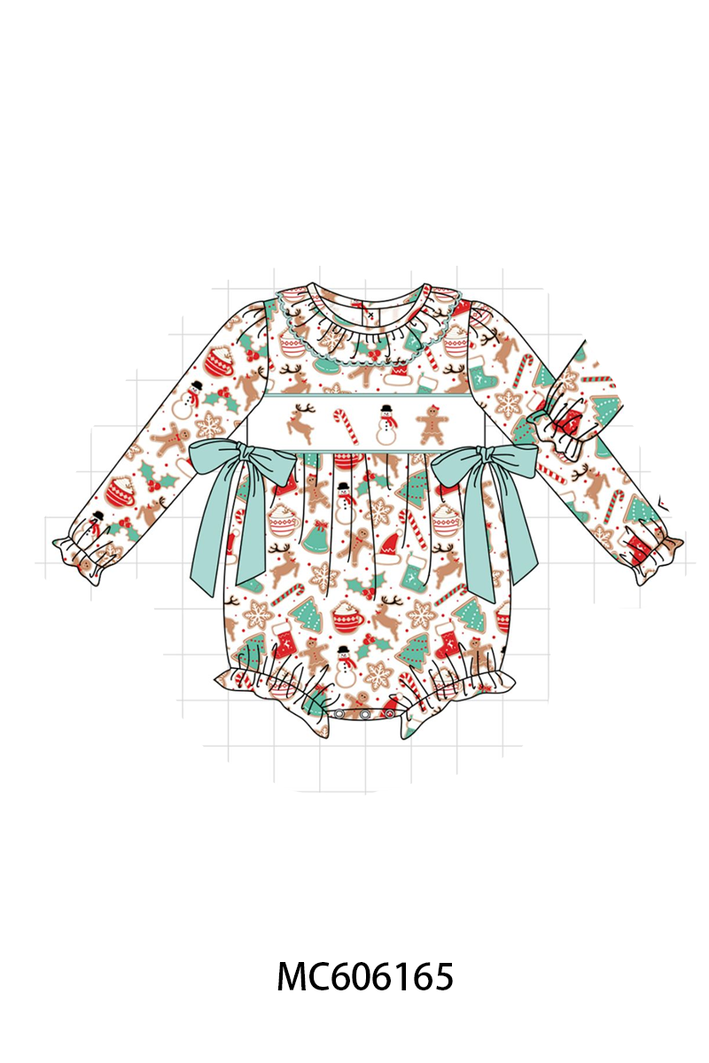 PO95 Mint christmas gingerbread embroidery collection- ETA December