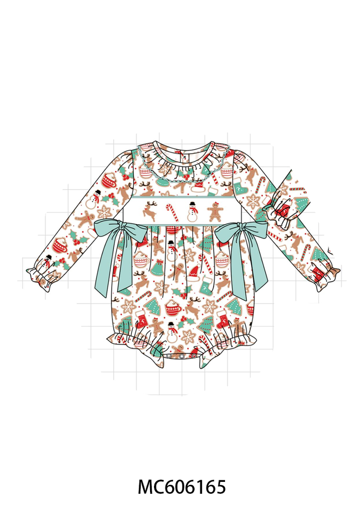 PO95 Mint christmas gingerbread embroidery collection- ETA December