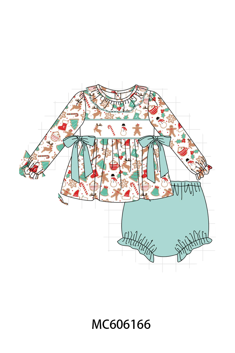 PO95 Mint christmas gingerbread embroidery collection- ETA December