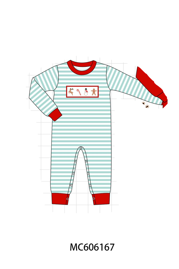 PO95 Mint christmas gingerbread embroidery collection- ETA December