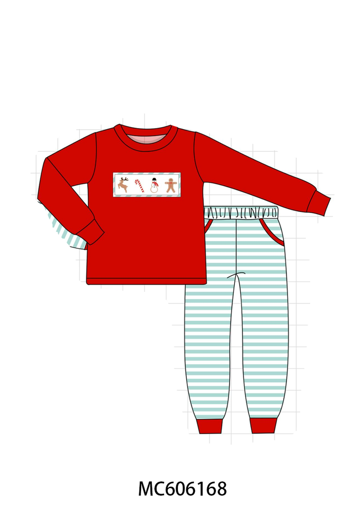 PO95 Mint christmas gingerbread embroidery collection- ETA December